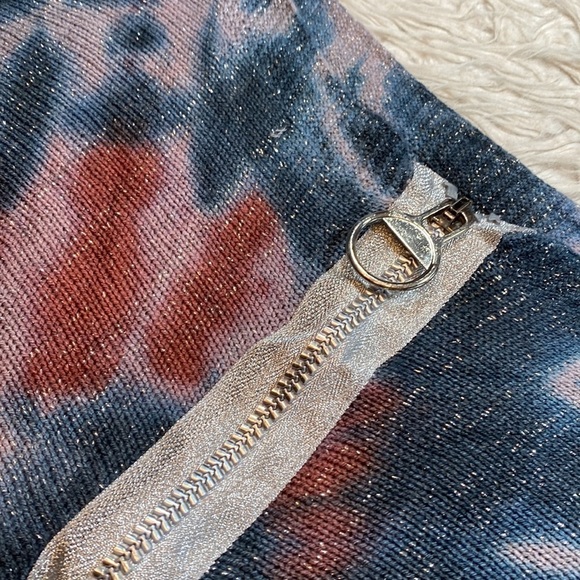 NWT Brand Bazar Tie Dye Zip Top sz OS - Picture 10 of 10